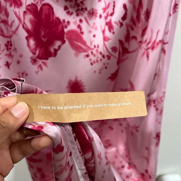 NWT Reformation Poppies Silk Dress – Floral Print | 100% Silk | Romantic Maxi - Picture 10 of 11